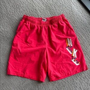 Nike Red Athletic Shorts